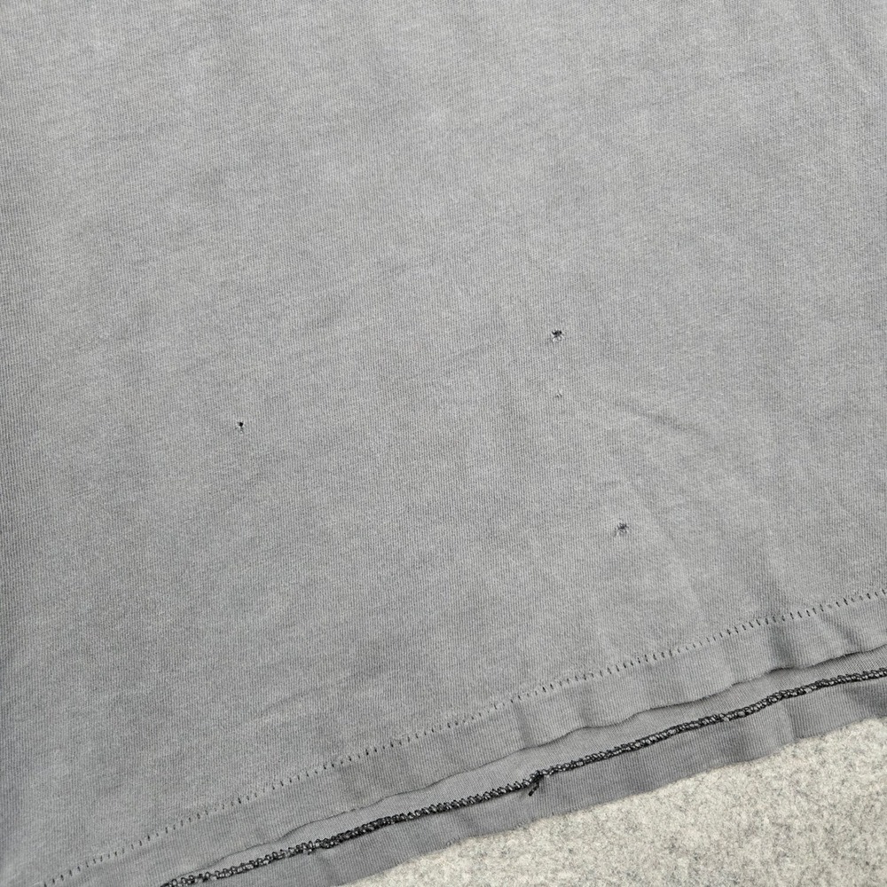 Vtg Harley Davidson Shirt Mens L Faded Black Real Men Wear Black Grunge 90s - Picture 5 of 12